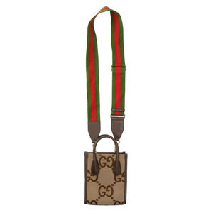 Gucci Jumbo GG Shoulder Bag Beige